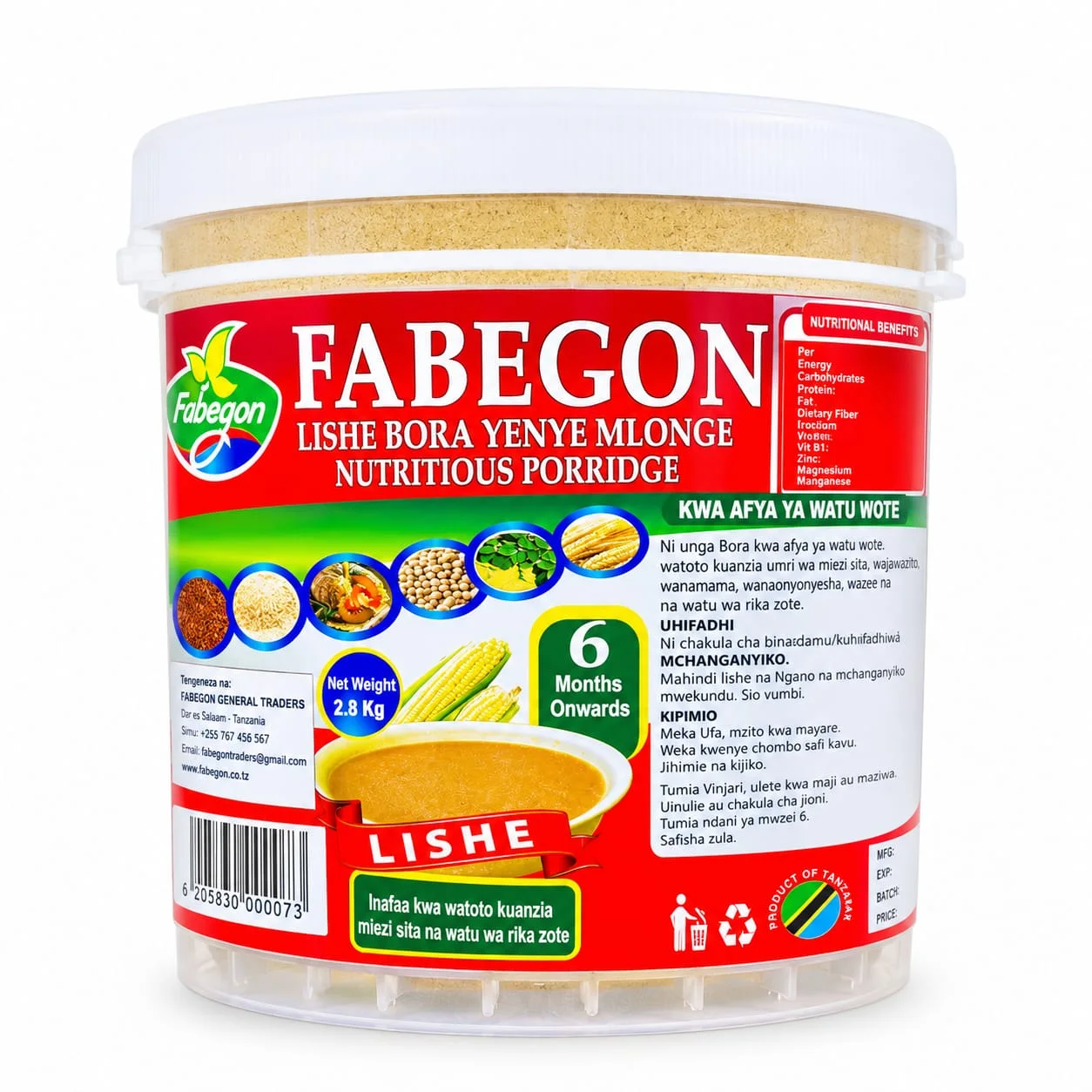 FABEGON flour tub